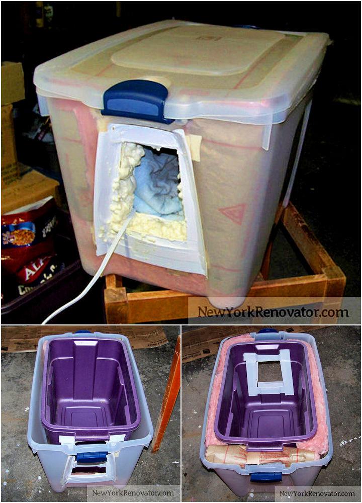 DIY Insulated Outdoor Cat House