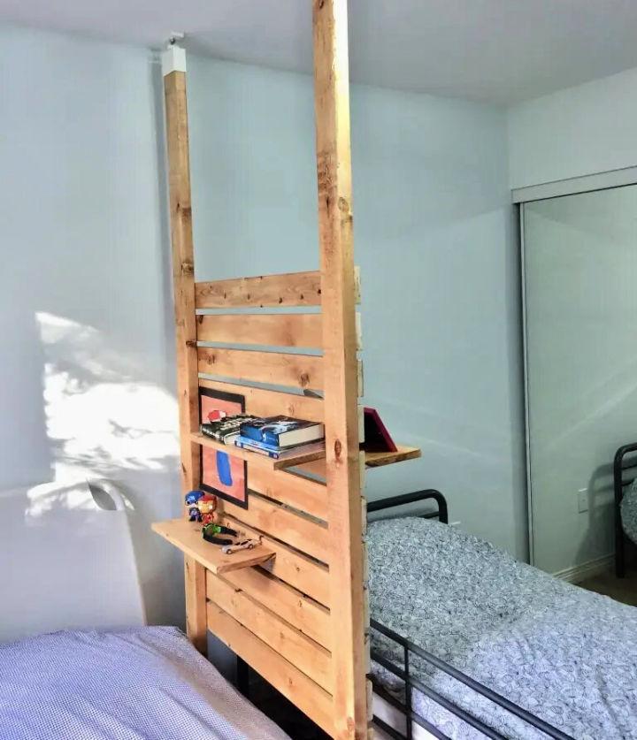 DIY Kids Bedroom Divider