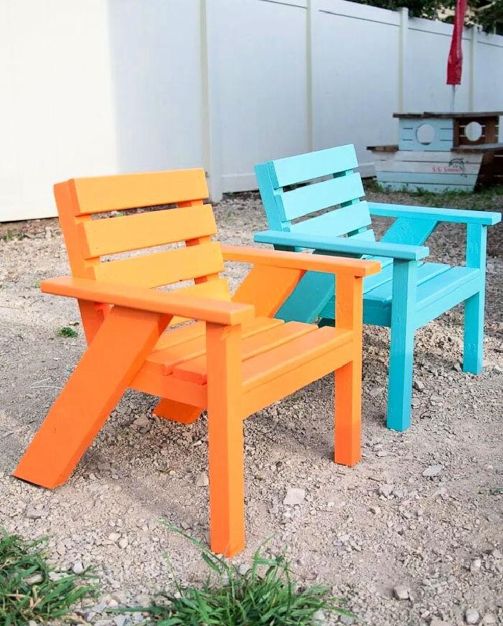 DIY Kids Patio Chairs