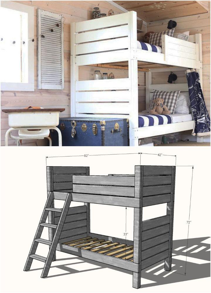 DIY Modern Bunk Bed