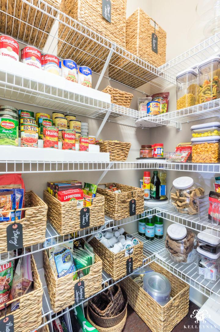 DIY Pantry with Wire Shelving