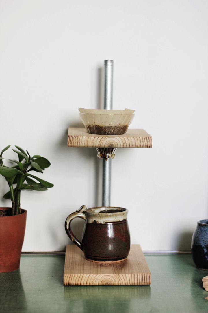 DIY Pour Over Coffee Stand