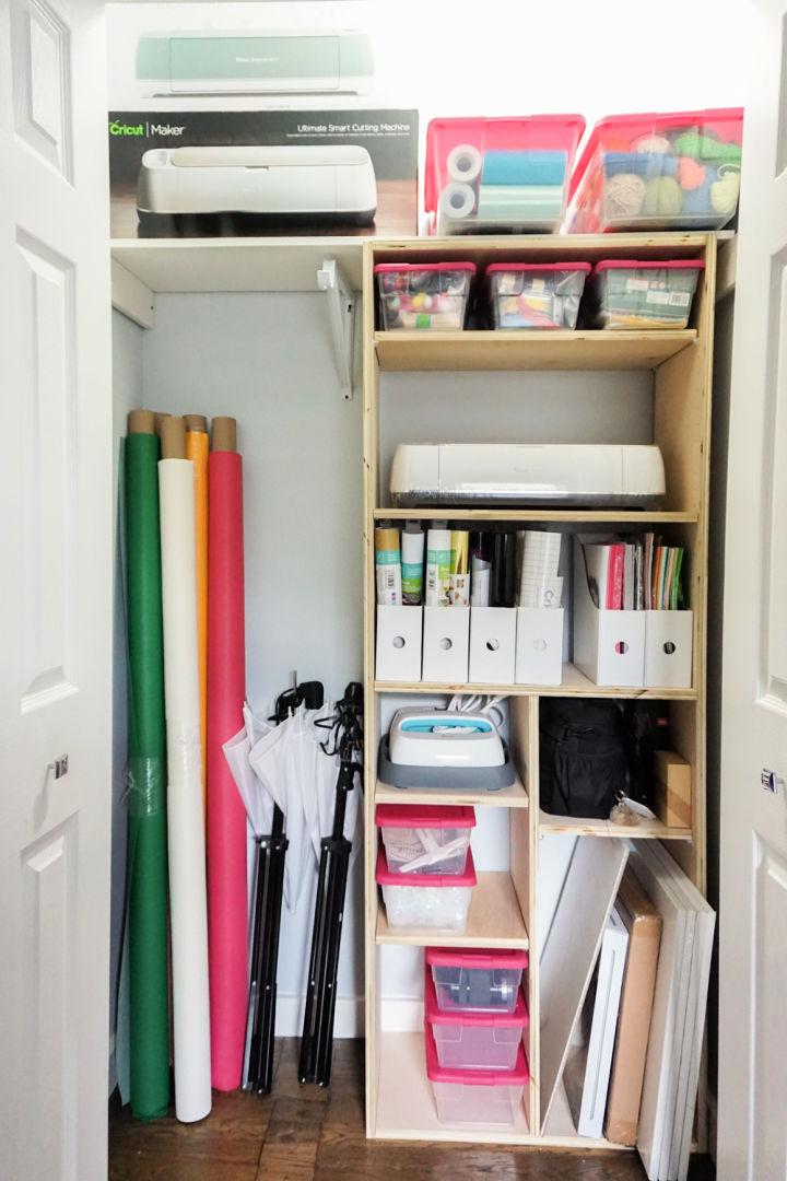 DIY Shelves for Closet