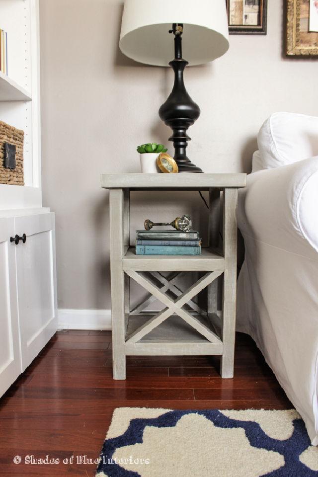 DIY Small X End Table