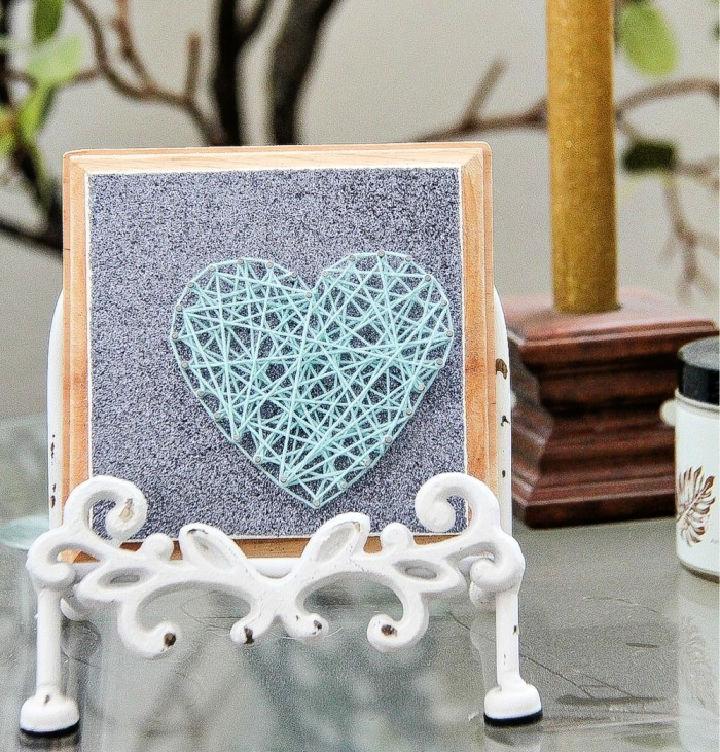 DIY String Art Heart