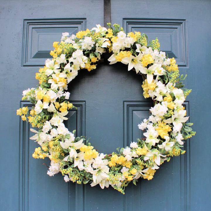 DIY Summer Wreath for Door