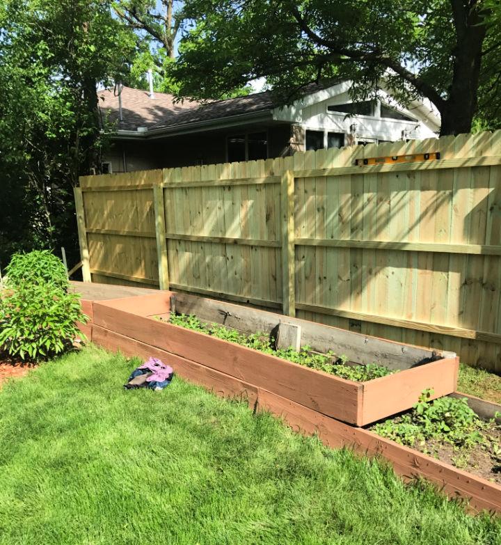 DIY Tall Privacy Fence