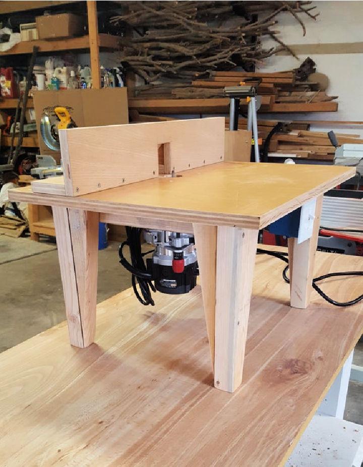 DIY Trim Router Table