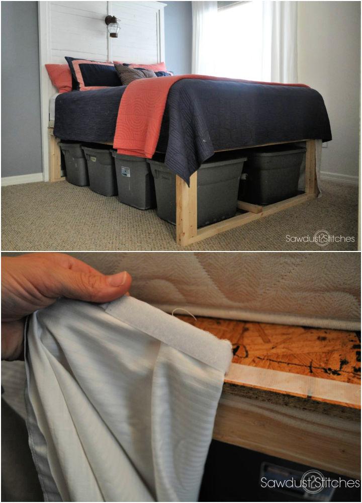 DIY Under Bed Storage