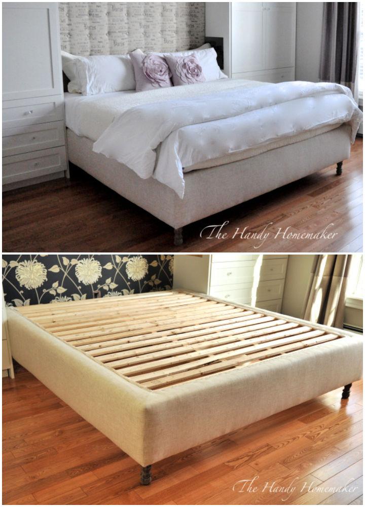 DIY Upholstered Bed Frame 