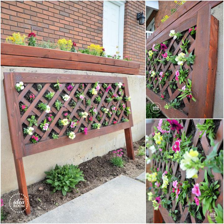 DIY Vertical Flower Bed