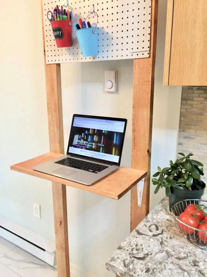 DIY Wood Standing Desk