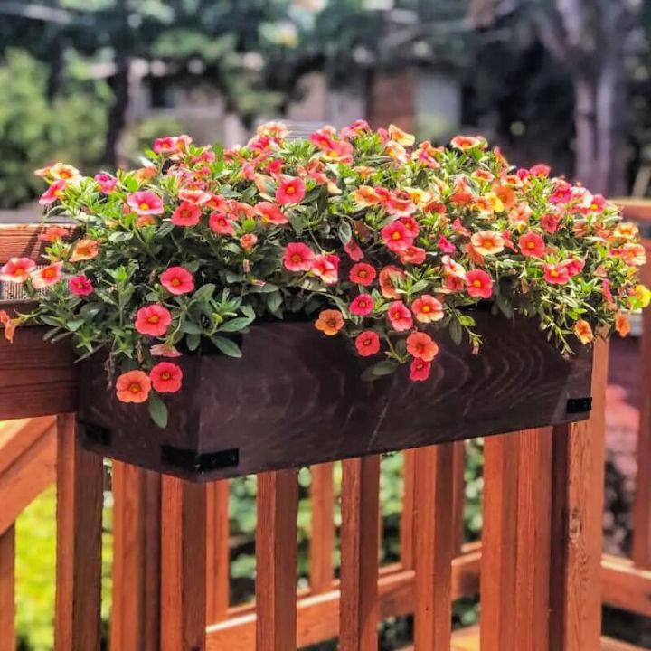 Deck Railing Planter Box