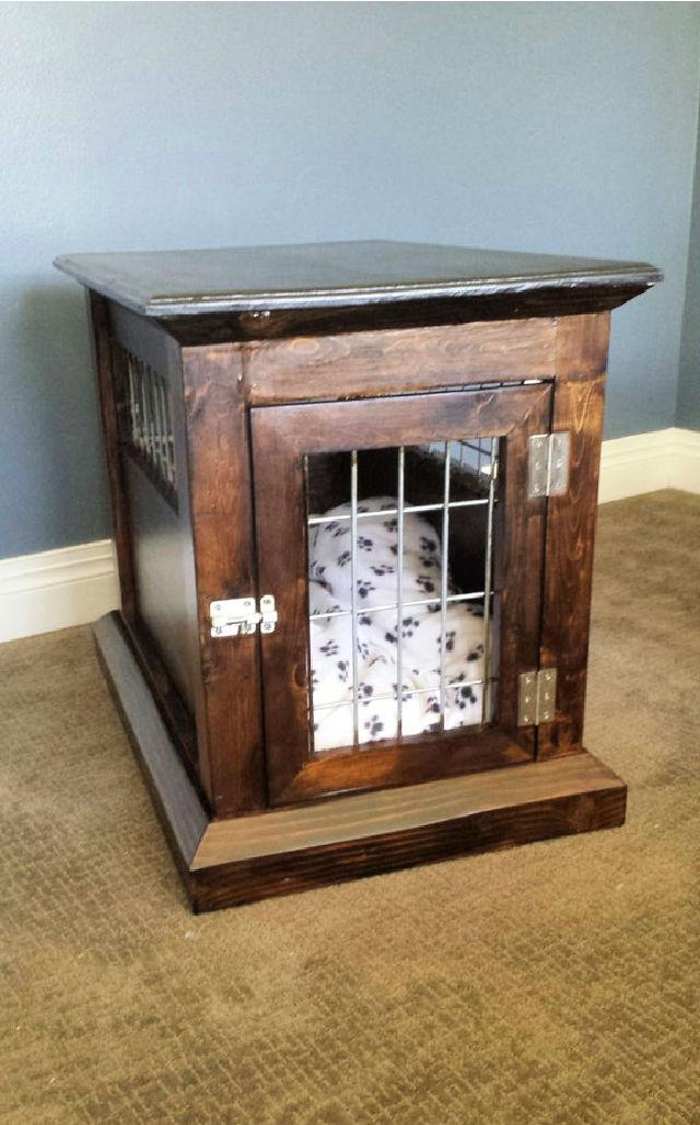 Dog Kennel End Table