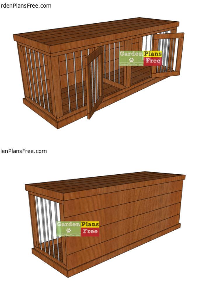 Double Large Dog Kennel