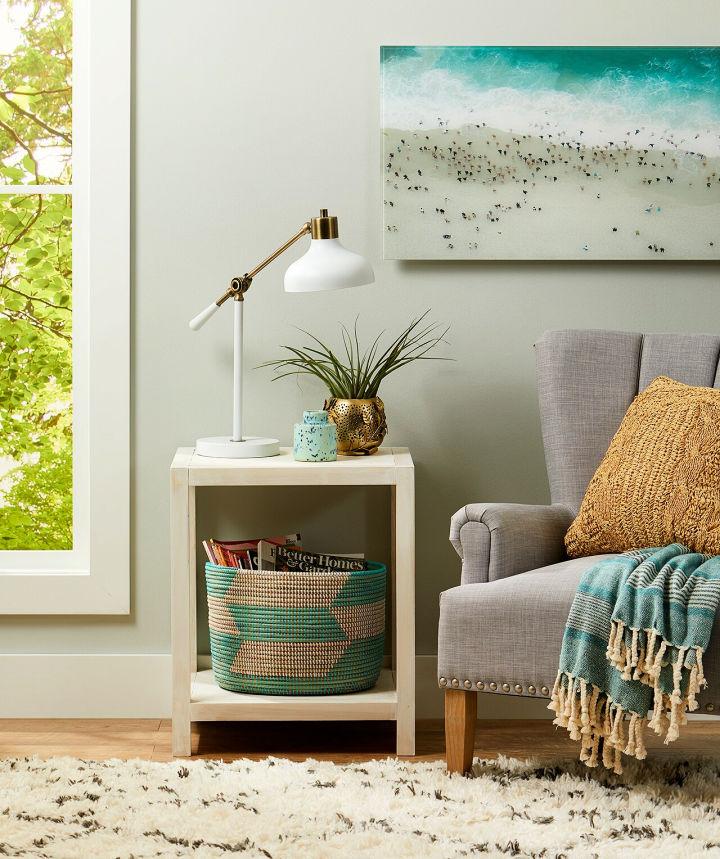 Farmhouse Style End Table