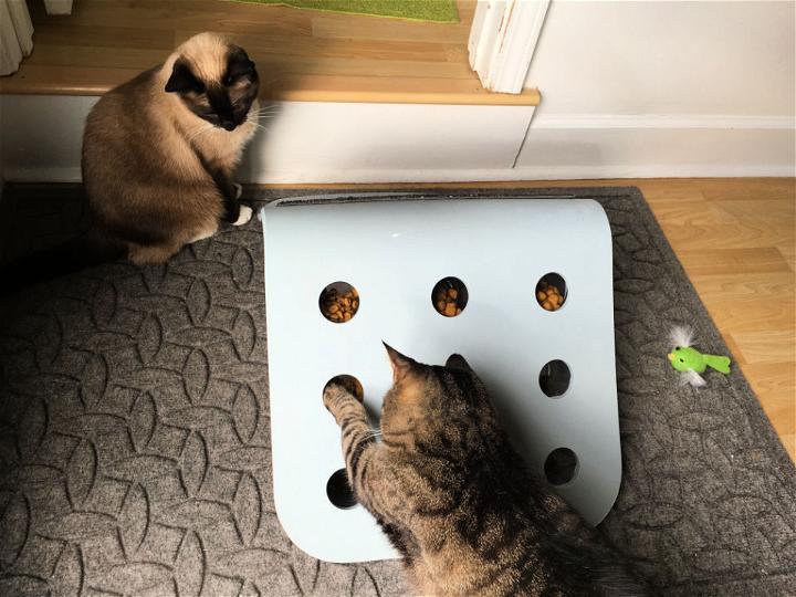 Food Puzzle For Cats IKEA Hack