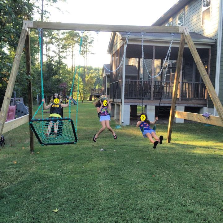 Free Standing A-frame Swing Set