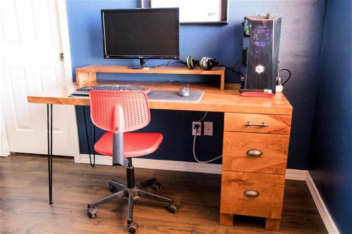 Gaming Computer Desk With Drawers