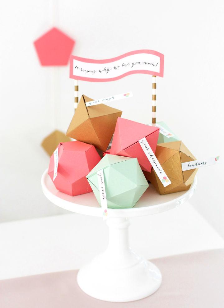 Geometric Mothers Day Surprise