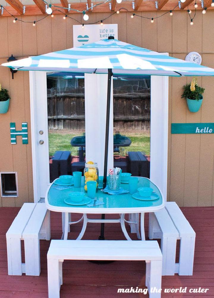 Glass Patio Table Makeover