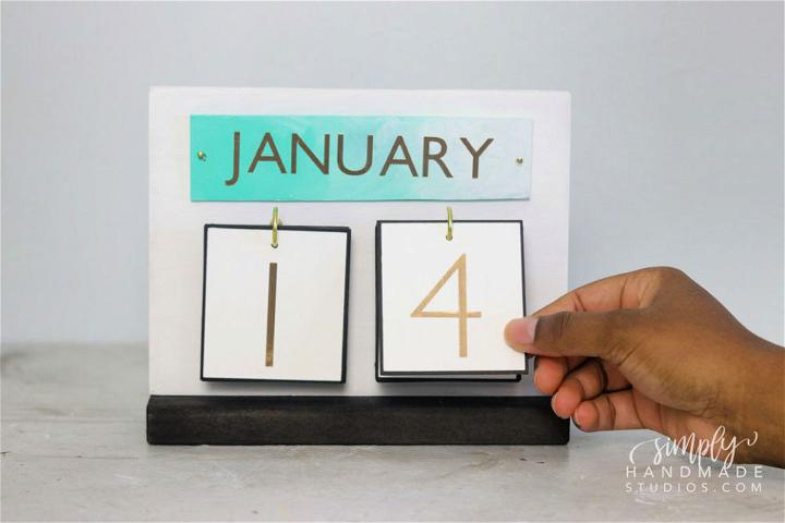 Handmade Desk Calendar