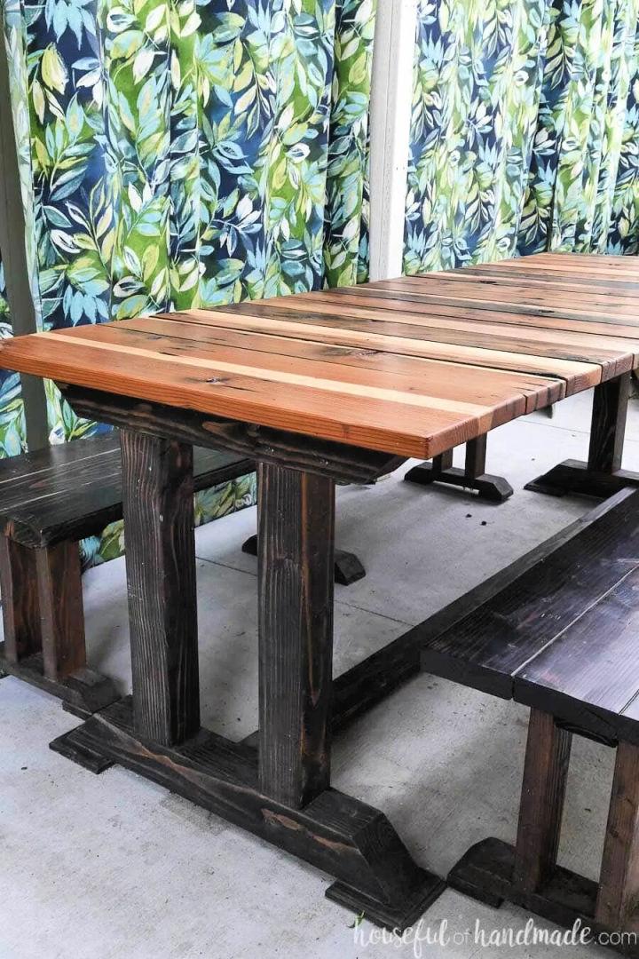 25 DIY Patio Table Plans Free Blitsy