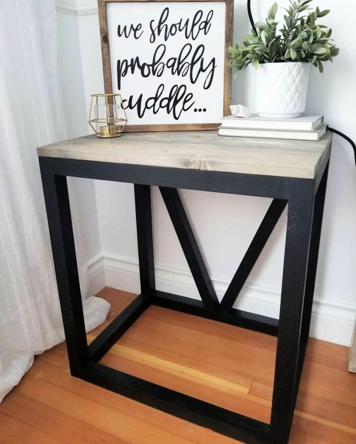 Homemade End Table