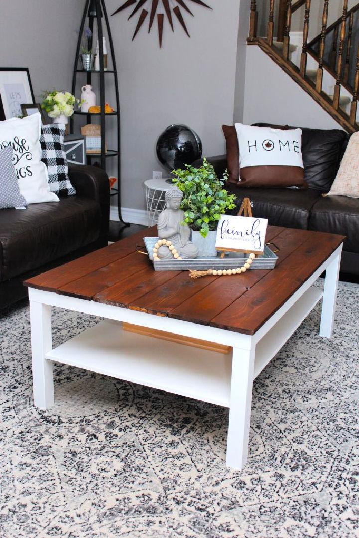 Homemade Farmhouse Coffee Table