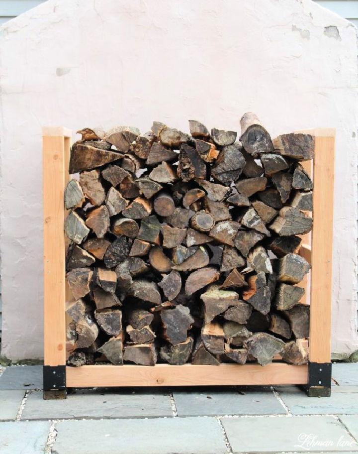 Homemade Firewood Rack