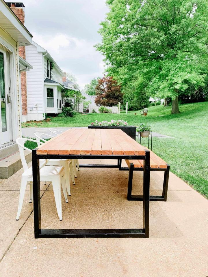 Homemade Garden Table