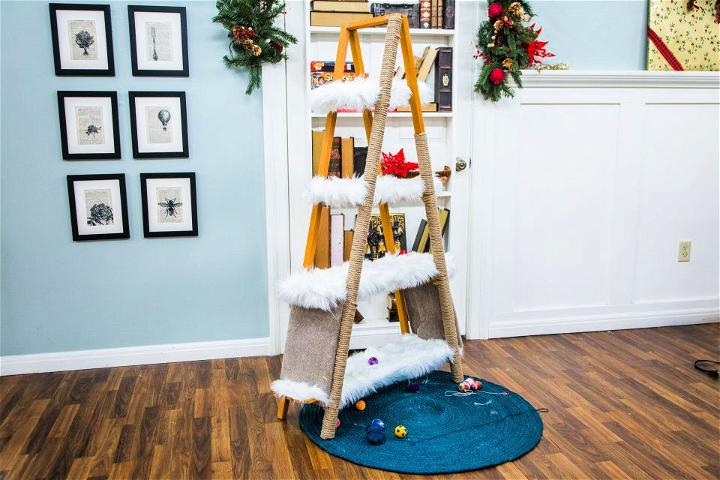 Homemade Ladder Cat Tree
