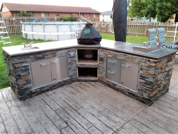 Homemade Outdoor Kitchen