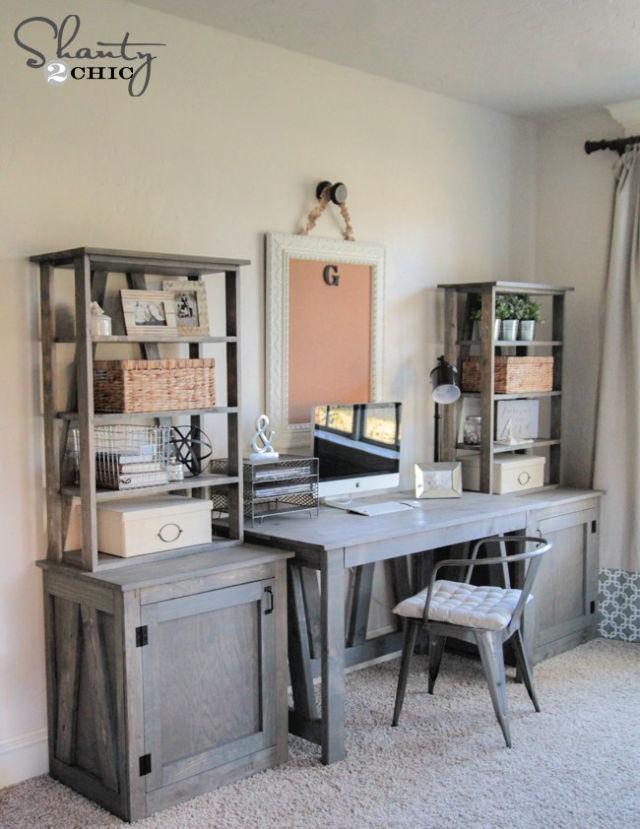 Homemade Truss Desk Free Plan