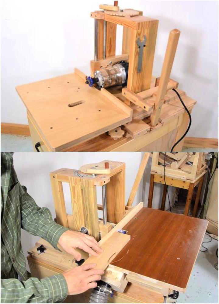 DIY Horizontal Router Table
