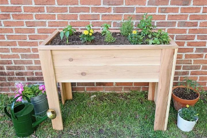 How To Build A Garden Box On Legs