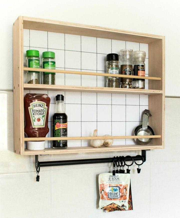 How To Build A Hanging Spice Rack