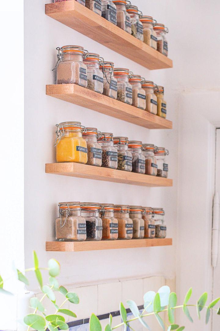 How To Build A Large Spice Rack
