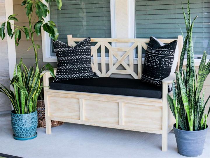 How To Build An Outdoor Bench With Storage