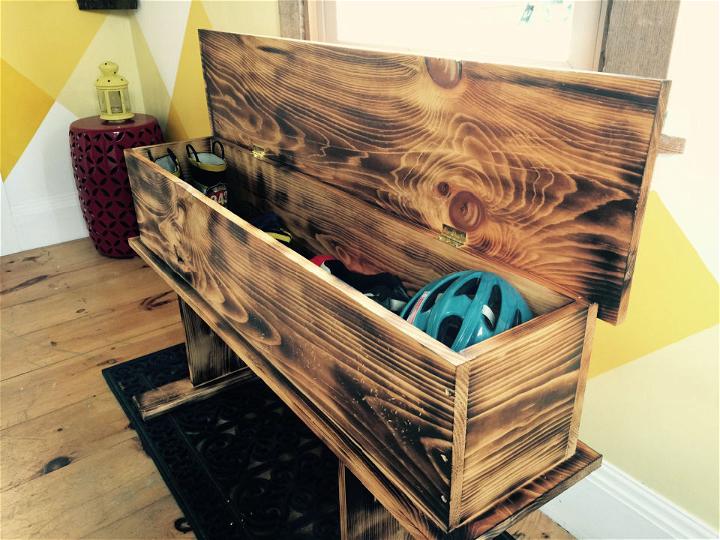 How To Make A Rustic Storage Bench
