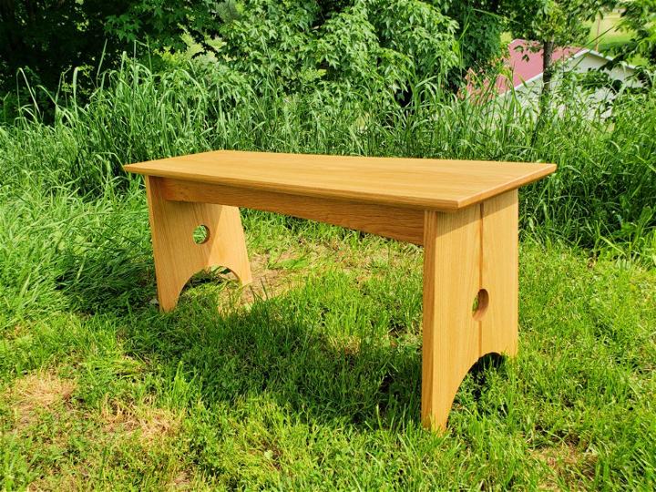 How To Make An Outdoor Bench