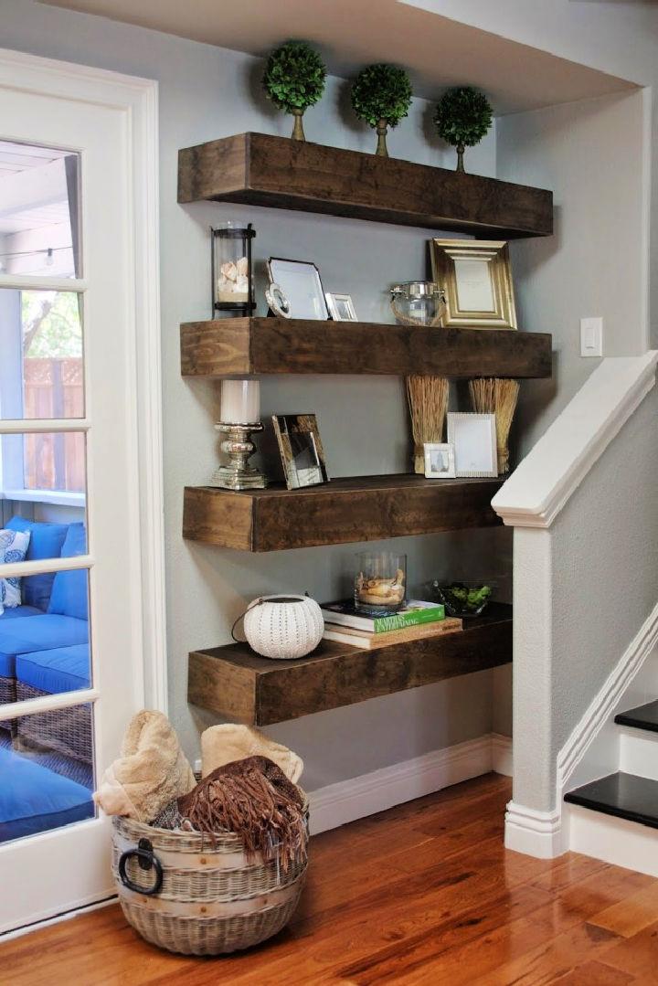 How to Build Floating Shelves