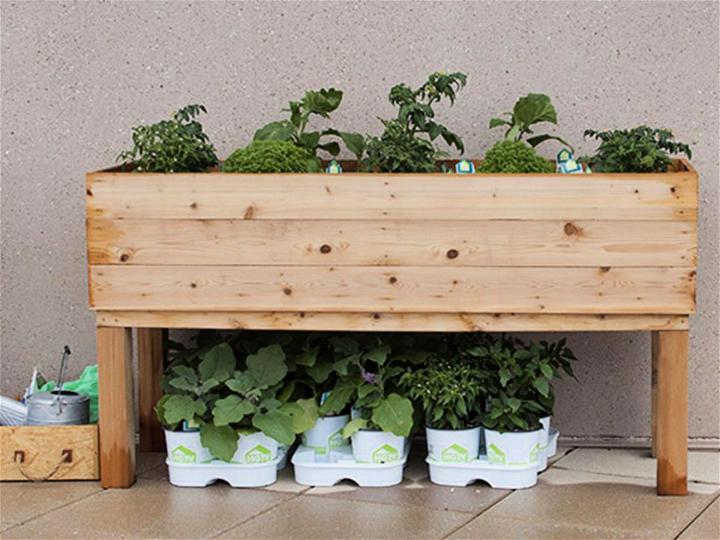 Cómo construir una caja de jardín de pie
