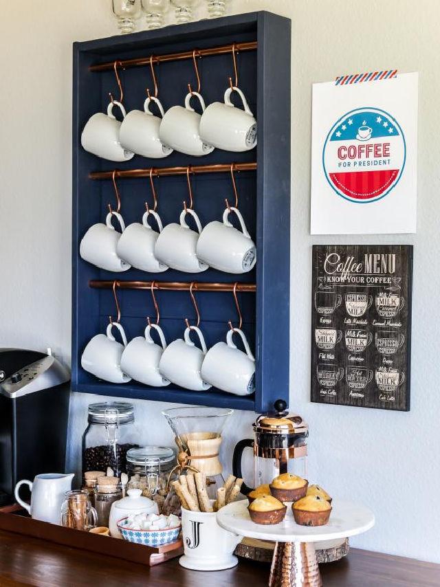How to Build a Kitchen Coffee Bar