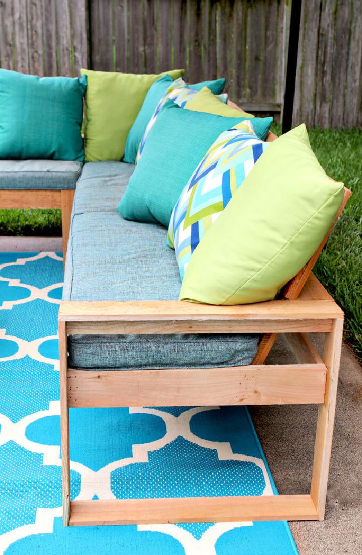 How to Build a Patio Sectional