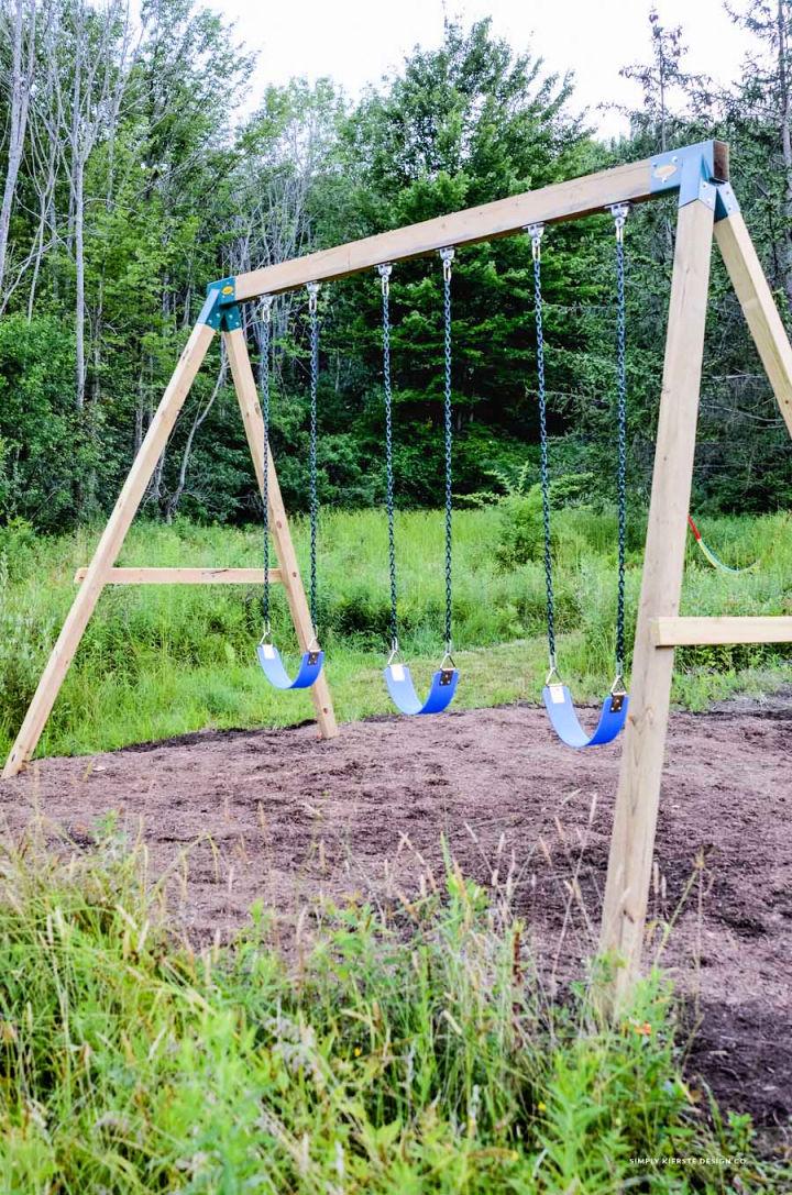 How to Build a Wooden Swing Set