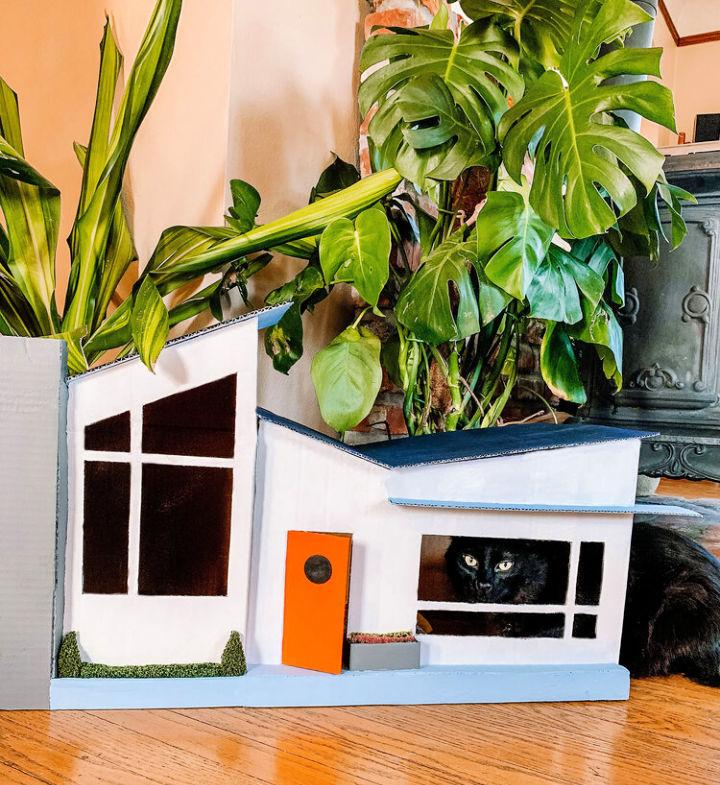How to Make a Cardboard Cat House
