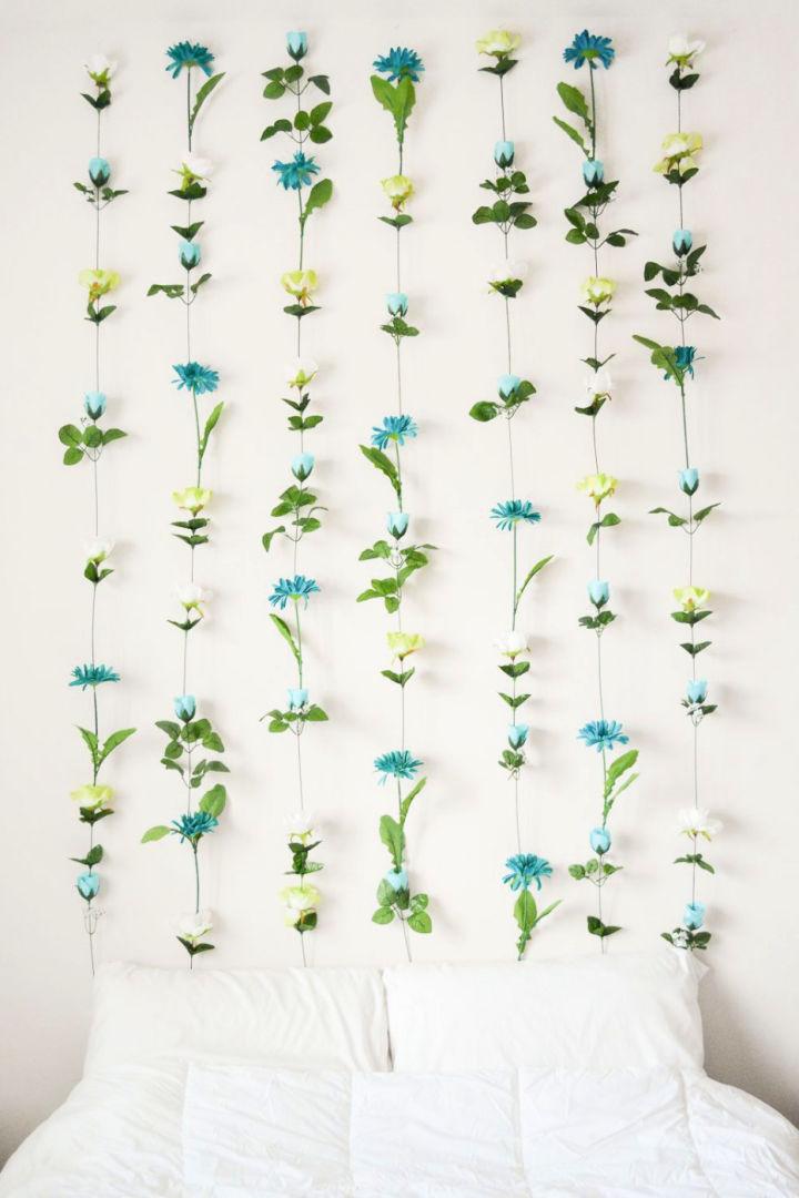 How to Make a Flower Wall