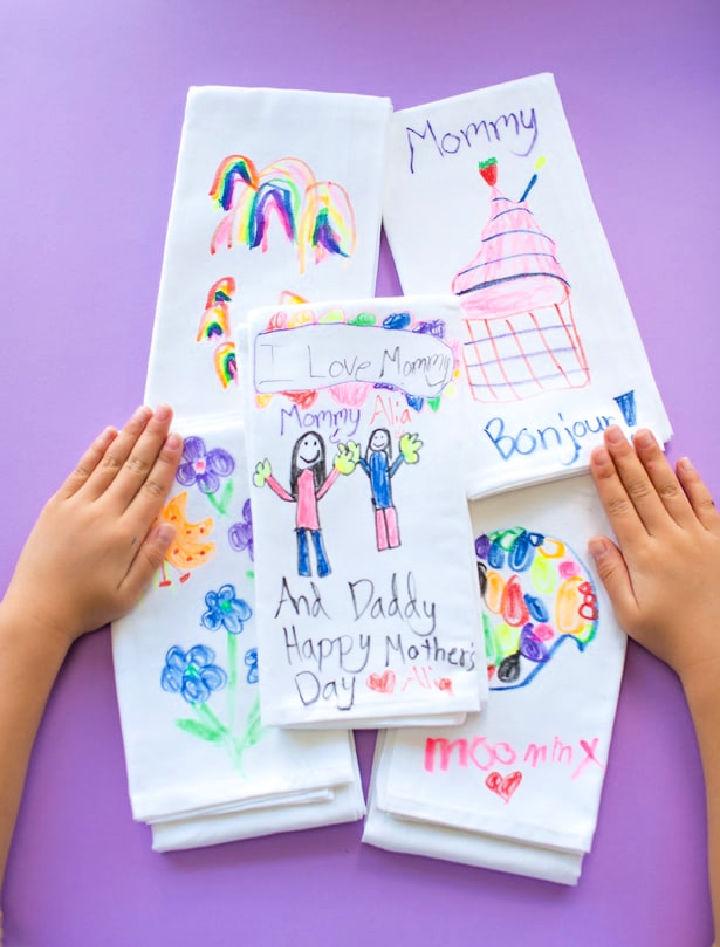 Kids Art Tea Towels