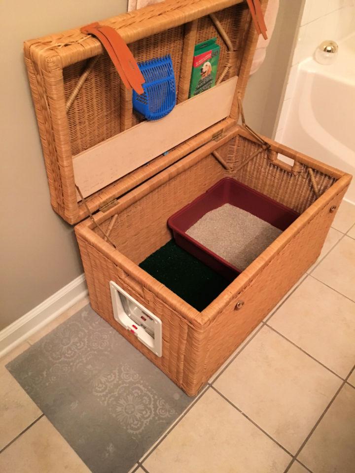 Large Covered Cat Litter Box